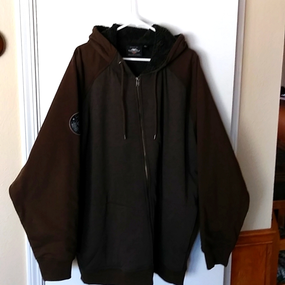 Harley Davidson fleeced lined hoody.